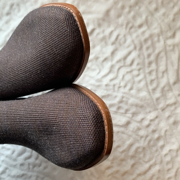 Rothy's Merino Ankle Boot Wool Blend Cocoa Brown Size 9 - Picture 8 of 12